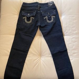 True Religion Jeans Women size 26 Dark Blue